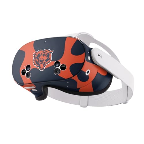 Peau vinyle Chicago Bears Meta Quest 3S finition premium NFL