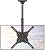 ELIVED Ceiling TV Mount Fits Most 26-65 Inch LED, LCD OLED Flat Screen TVs, Full Motion Height Adjustable, Swivel and Tilt TV Bracket, Max VESA 400x400mm, Holds up to 99 lbs. YD3015