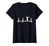 Photo Gallery donna skateboard heartbeat skateboarding skater skateboarder maglietta con collo a v Photo Gallery donna skateboard heartbeat skateboarding skater skateboarder maglietta con collo a v