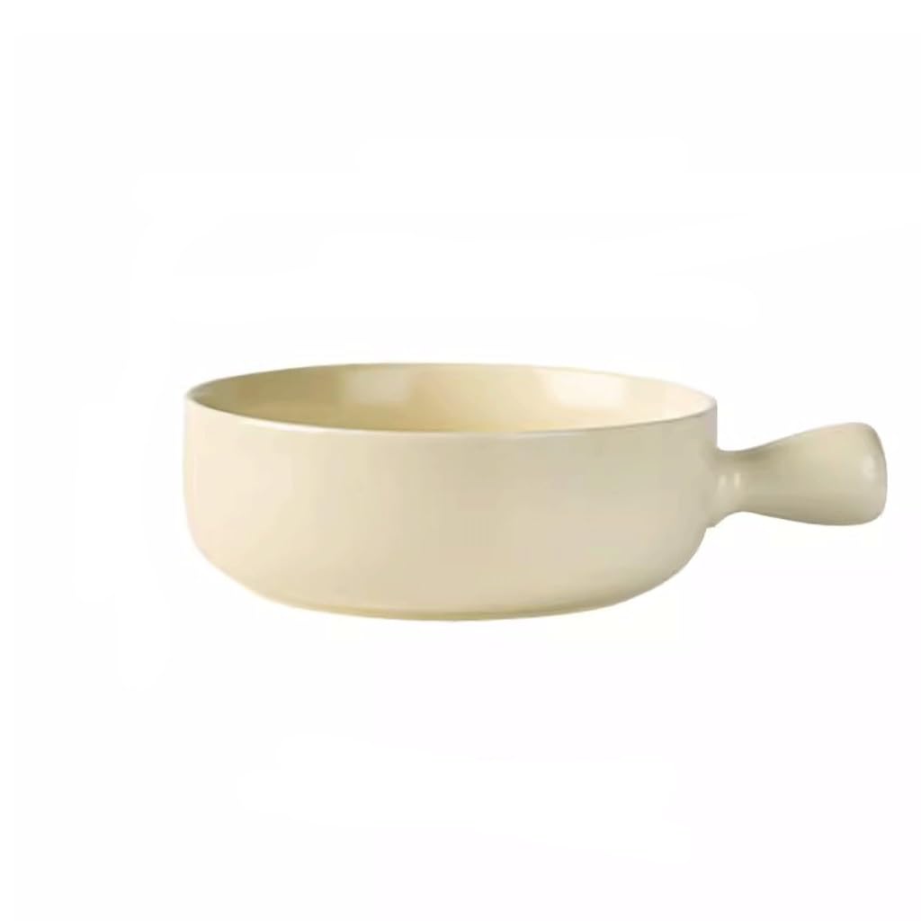 REIK Ceramiczne miski do zupy ceramiczna miska do pieczenia gospodarstwa domowego z uchwytem miska na makaron natychmiastowa sałatka owocowa śniadanie płatki owsiane miska na jogurt miski do kuchni