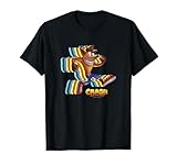 Crash Bandicoot Retro Crash Rainbow Vintage Action Glitch T-Shirt