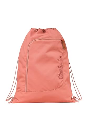 Satch Sportbeutel Turnbeutel für Mädchen und Jungen mit Reißverschlussfach 12 Liter Rucksack fixierbar
