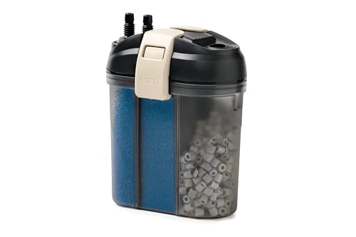 Eden 94071 FES 100 Aquarium Außenfilter - geräuscharmes Doppelfiltersystem, für Aquarien bis 100 Liter, platzsparendende Aufbewahrung im Unterschrank
