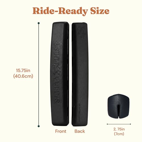 Whiffie Cushion™ - Patented Dog Car Window Chin Rest - Premium XL EXTRALIGHT® Foam, Universal Fit, Waterproof & Easy-Clean - Handcrafted in Canada - 15.5", Stealth Black - Image 3