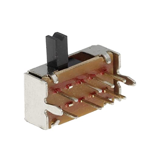 Micro interrupteur 8 broches bouton latéral pour circuit PCB DP3T - 4
