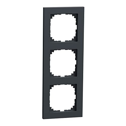 Merten System M Pure Frame, 3-Gang, Anthracite, MEG4030 3614, Charcoal - Image 3