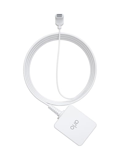 Arlo Zertifiziertes Zubehör, Ladekabel, 7.6m, Witterungsbeständig, Nur Kompatibel Mit Arlo Essential 2 (+XL) Generation 2 Überwachungskamera Aussen WLAN, Weiß