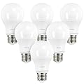 Linkind A19 LED Light Bulbs Dimmable, 40W Equivalent, E26 Base, 5000K Daylight, 5W 480 Lumens 120V, UL Listed FCC Certified, LED Lights for Bedroom Living Room Home Office, 6 Packs