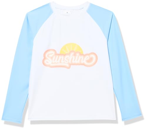 Image of Snapper Rock Girls' Sunshine Ls Rashguard Top (Toddler /Little Kids /Big Kids)