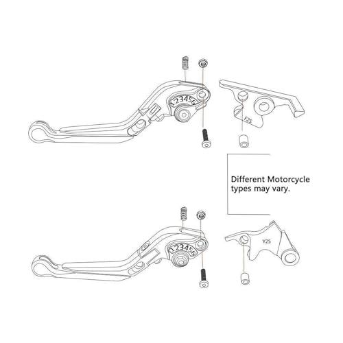 Leviers CFMOTO 650MT remplacer commandes cassées ou usées