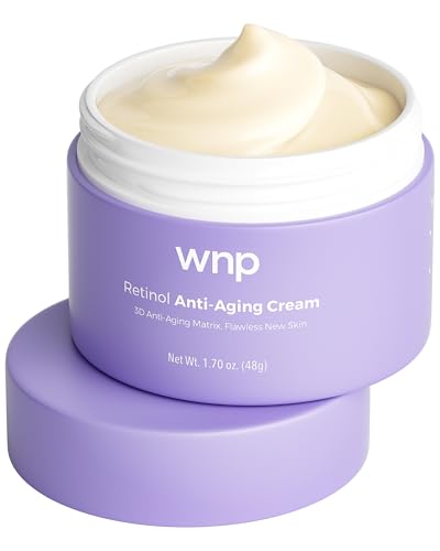 WNP Gentle Retinol Cream for Sensitive Skin, 10×Deep Transdermal Night Cream Anti-Aging Face & Neck...