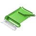Right Hand Pill Counting Tray with Spatula (Light Green, L Shape)