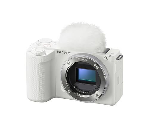 Image of Sony Alpha ZVE10 II - APS-C Interchangeable Lens Mirrorless Content Creators' Camera - White - Body Only