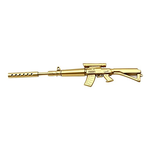 Bolígrafo Rifle Bullet dorado, set x5 miniatura 2