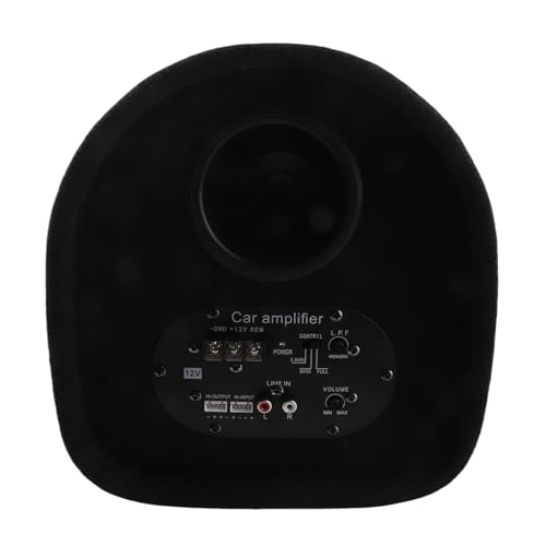 Qiilu 12V Auto-Subwoofer Auto-Bass-Lautsprecher Großer Verbrauch für Audio-Modifikation-Sound-Verstärker I9e132