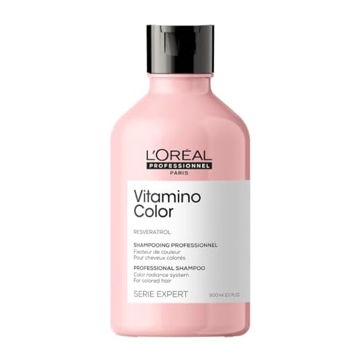 L’Oréal Professionnel | Champú Protector de color con Resveratrol, Para pelo teñido, Vitamino Color, SERIE EXPERT, 300ml