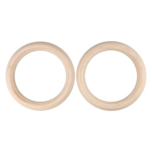 Anillas de gimnasia de madera para fitness en casa 2 unidades miniatura 5