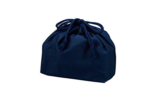 53870 Drawstring Bag, Elongated, For Men, Navy Blue