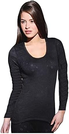 iTRONiK New Snowdrop Ladies Thermal Underwear-Vest, Short Sleeve, Long Sleeved, Vest, Shoulder top, Long John, Panties - White & Black - Made in The UK