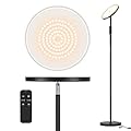 Floor Lamp, 2400LM Super Bright LED Lamps for Living Room 250W Equivalent, Tall Standing Lamp with Remote/Touch Control, Torchiere Bedroom Lamp with 2700K-6500K Stepless Dimmable for Modern Room Decor