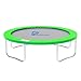 polwkscas Trampoline Pad 10ft 12ft 14ft 15ft 16ft Trampoline Replacement Safety Pad, Waterproof and Tear-Resistant Safety Spring Cover Round Frame Pad, Trampoline Pad Replacement (Green, 15FT)
