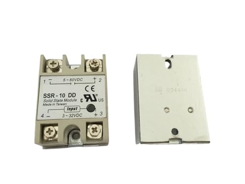 Relé SSR-10DD 10A con conmutación rápida sin chispas 5-60 VCC