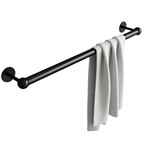 Porte-serviette de salle de bain noir mat FANDIAO fini la rouille
