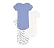 Petit Bateau Unisex Baby A0CXE Wir Kurzarm-Bodys, Variante 1, 18 Monate (3er Pack)