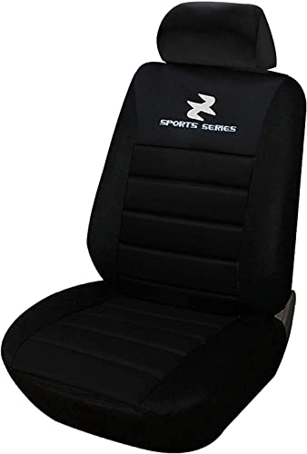 WOLTU 1 pièce Housse de siège de Voiture Universelle,Noir AS7254
