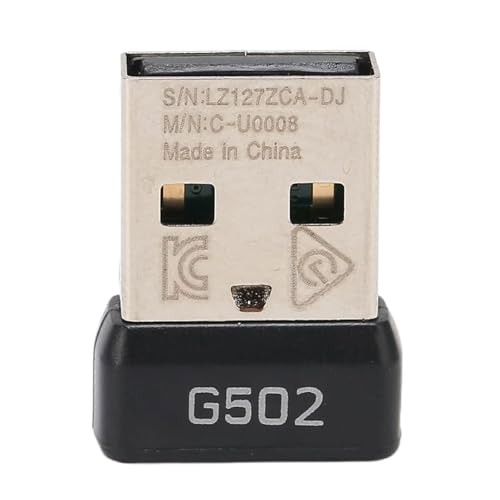 Oxtxuzdm Adaptador de receptor de juegos apto para viajes compatible con G502, diseñado para receptor de transmisión de datos LagFree