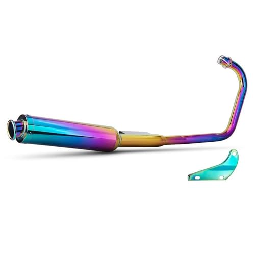 Kit échappement CG125 inox coloré système complet anticorrosion