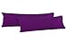Produktbild NatureMark Doppelpack Jersey Kissenbezug Gr. 40 x 145 cm für Seitenschläferkissen Kissenbezüge in 14, 100% Baumwolle (Lila)