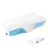 Cozyide Cervical Pillow Contour Memory Foam Pillows for Neck and Shoulder Pain Relief Adjustable Erg