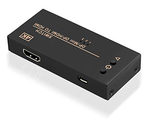 Preisvergleich Produktbild VALUE HDMI Mini DisplayPort DisplayPort zu HDMI Switch