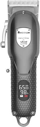 Asbah Professional Rhodium Runtime: 90 min Trimmer for Men & Women (Black) (as-001)