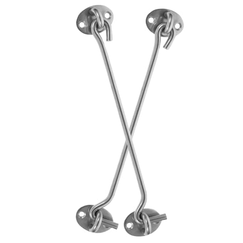 OSALADI Vintage Style Hook Latch for Window Door Lock Heavy Duty Sturdy Latch Hooks Easy Install Kit