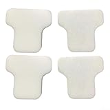 Opatiny Paquete de 3 cartuchos de filtro de acuario con carbón activado y esponja compatible con Aqua-Tech EZ-Change n.º 2 para filtros de potencia 10-20, color azul