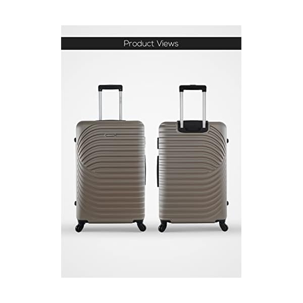 Parajohn-PARA-JOHN-Lightweight-2-Pieces-Abs-Hard-Side-Travel-Luggage-Trolley-Bag-Set-With-Lock-For-Men-Women-Unisex-Hard-Shell-Strong-Champagne Parajohn PARA JOHN Lightweight 2-Pieces Abs Hard Side Travel Luggage Trolley Bag Set With Lock For Men, Women, Unisex Hard Shell Strong Champagne