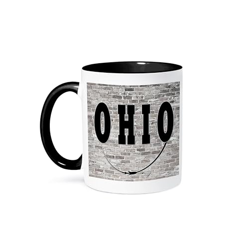 3dRose Ohio Columbus 15oz Coffee Mug - Funny State Capital