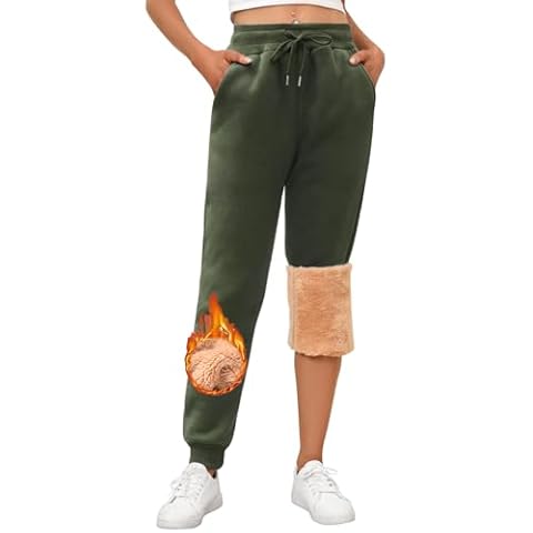 Yuson Girl Fleece Lined Jogger Pants Cover