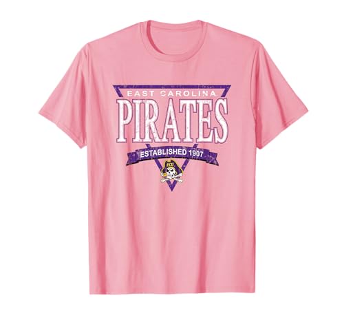 East Carolina Pirates Vintage Nineties Pink T-Shirt