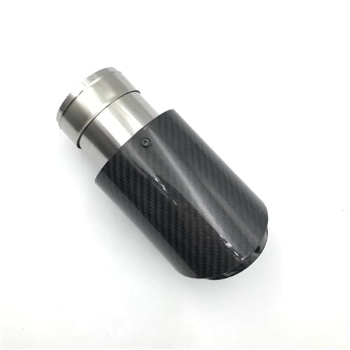 Tubo de escape deportivo con punta de carbono negra para Cayenne