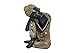 Produktbild Buddha-Figur meditierend sitzend, 17 cm in schwarz Gold, Deko-Artikel für Wohnung & Haus, Buddha-Skulptur, Zen Garden, Wohnaccessoire, schöne Thai Statue