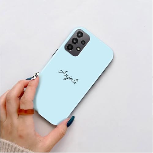 Image of COLORflow Back Cover Compatible with Samsung Galaxy A23 4G / A23 5G | Solid Color Customized | Glossy Armoured Bumper with Camera Protection Back Cover Compatible with Samsung Galaxy A23 4G / A23 5G
