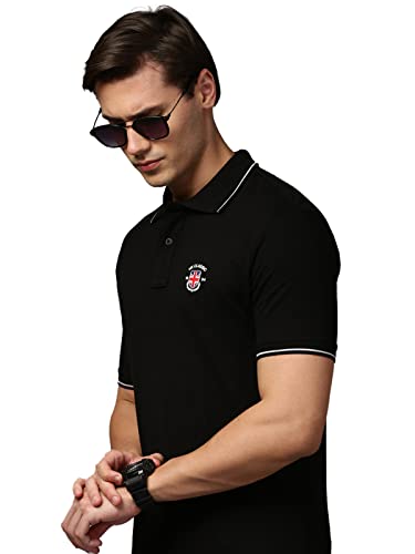 Image of ONN UK Classic Men's Premium Combed Cotton Polo Collar Half Sleeves Solid T-Shirt |