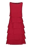 Volant Vera Mont Damen 0063/4825 Cocktailkleid, Jewel Red, 48