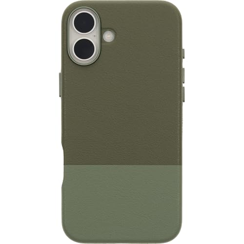 Image of OtterBox iPhone 16 Plus Statement Series Cactus Leather for MagSafe - Mojave Moss Green - Ultra-Thin, Sleek iPhone Case, Premium iPhone Case, MagSafe Compatible