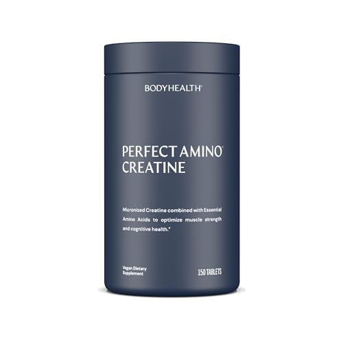 Best Creatine For ADHD Over 50: A Warm, Honest Guide To Focus, Brain Fog, And Daily Energy 12 BodyHealth Creatine Monohydrate Tablets – Vegan Pre Workout Supplement with PerfectAmino, BCAAs & EAAs – Keto-Friendly, Muscle Recovery & Energy Support – 5g Creatine Equivalent per Serving