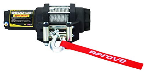 Winch Eléctrico ATV/UTV 2500 lbs 12V con Cable de Acero