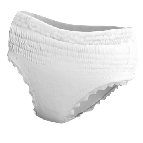 PEESAFE Disposable Period Panties for Women Leak Proof | L-XL | Sample (Pack of 1) | 360° Protection | Overnight Comfort | Rash & Toxin Free | No Leakage | Seamless Fit White